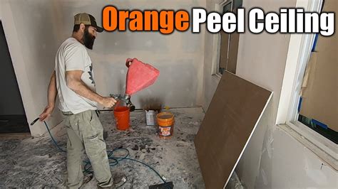How To Remove Orange Peel From Ceiling