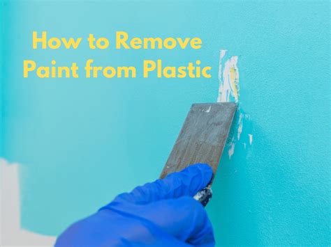 How To Remove Paint From Plastic Table Top