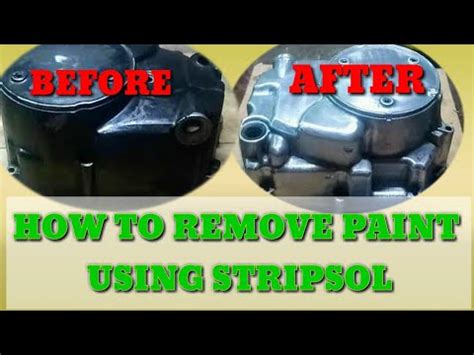 How To Remove Paint Using Stripsol
