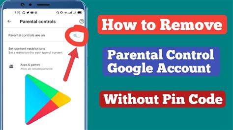 how to remove parental control from gmail without password