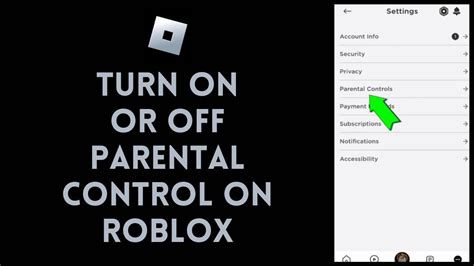 how to remove parental controls on roblox 2024