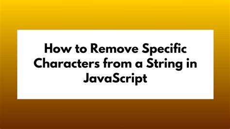 how to remove particular character from string in javascript