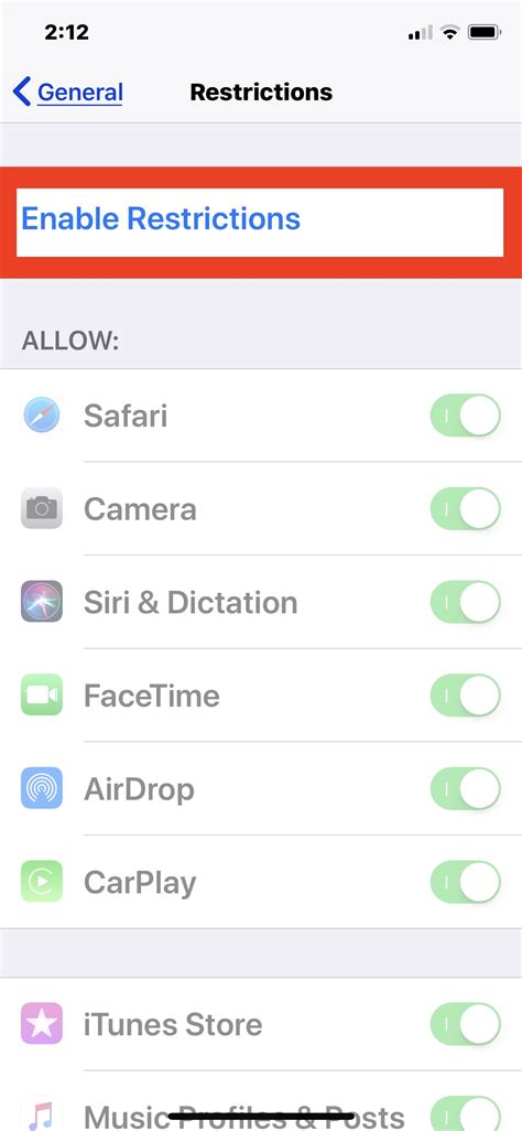 how to remove passcode for private browsing
