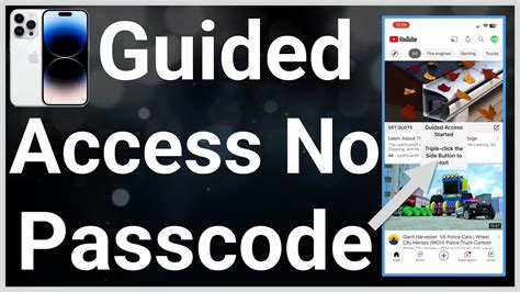 how to remove passcode from guided access