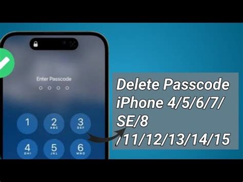 how to remove passcode from iphone 11 pro max