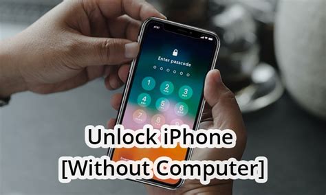 how to remove passcode from iphone 7 without computer