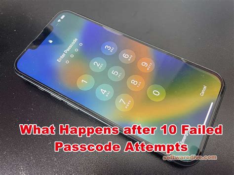 how to remove passcode from iphone after 10 wrong attempts