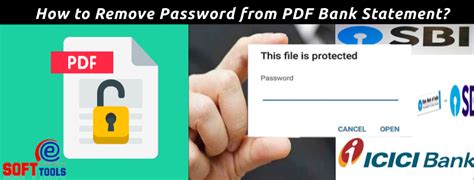how to remove password from statement