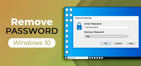 how to remove password from windows 10 user