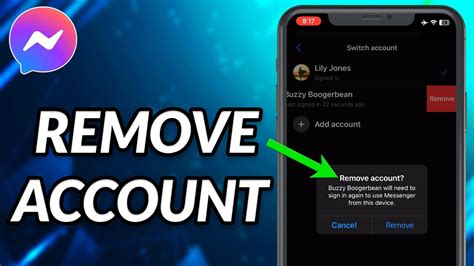 how to remove password in messenger on iphone