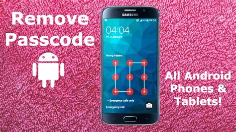 how to remove password on an android phone