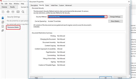 how to remove password using adobe acrobat