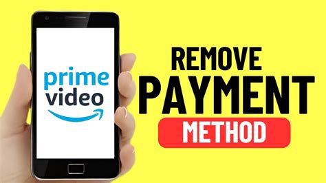 how to remove payment method from amazon prime