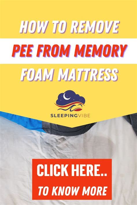 How To Remove Pee From A Foam Mattress