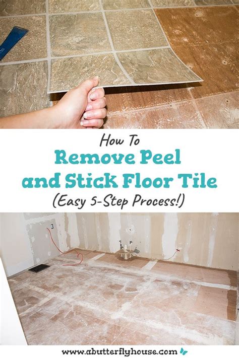 How To Remove Peel And Stick Tile From Floor