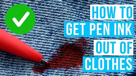 How To Remove Pen Stain From Jacket