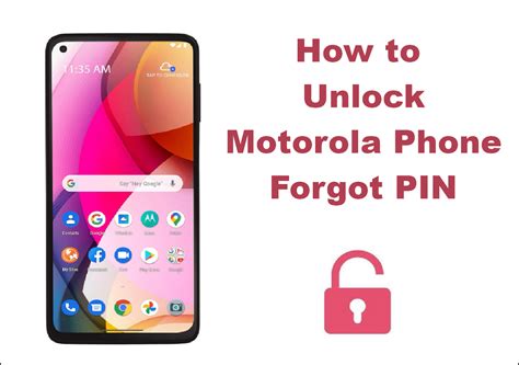 how to remove pin code from motorola phone