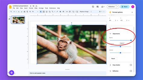 how to remove png background in google slides