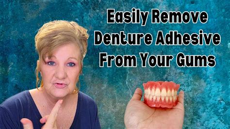 How To Remove Polident Denture Adhesive