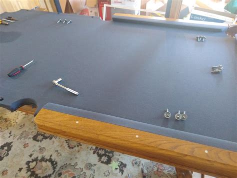 How To Remove Pool Table Bumpers