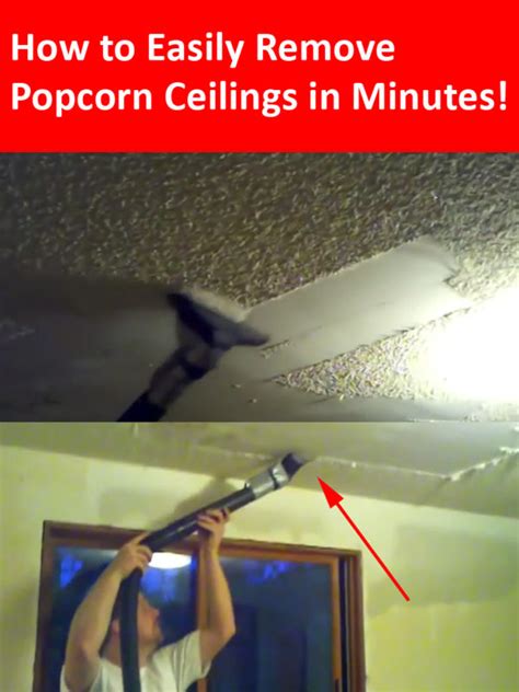 How To Remove Popcorn Ceilings Without Mess