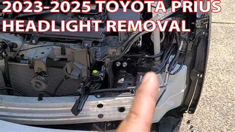 How To Remove Prius Headlight Cover