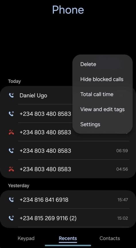 how to remove private number on itel code
