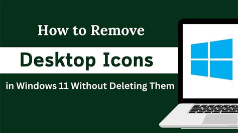 how to remove program icon from desktop