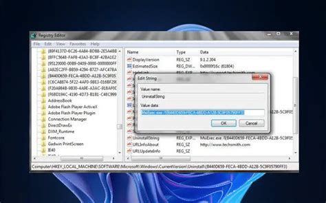 how to remove programs from windows 10 registry