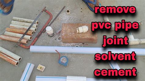 How To Remove Pvc Cement