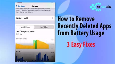 how to remove recently deleted apps from battery usage on iphone