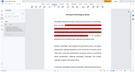 how to remove red lines in google docs
