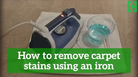 How To Remove Red Stains From Carpet With An Iron