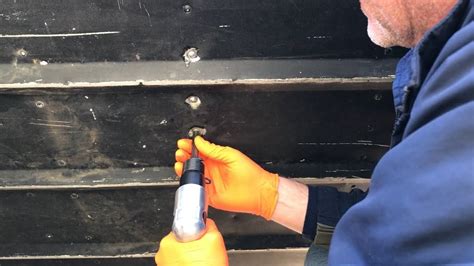 How To Remove Rivets From Jon Boat