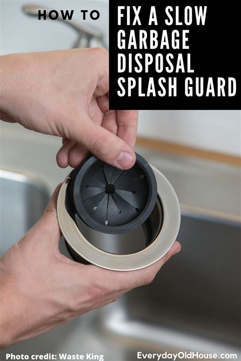How To Remove Rubber Splash Guard From Garbage Disposal
