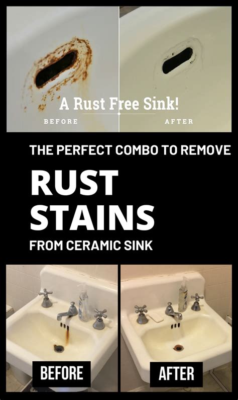 How To Remove Rust From A Ceramic Sink
