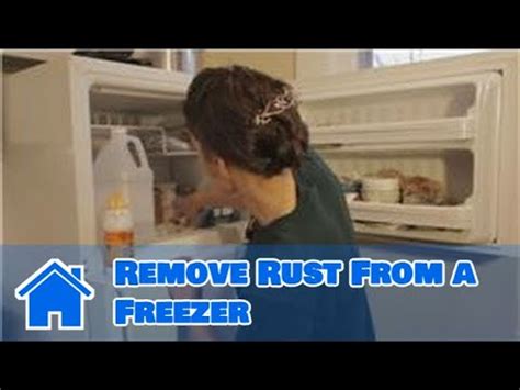 How To Remove Rust From A Deep Freezer