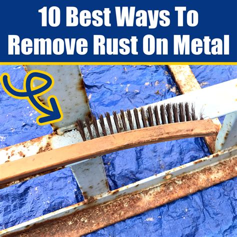 How To Remove Rust From A Metal Shelf