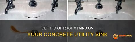 How To Remove Rust From A Utility Sink