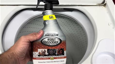 How To Remove Rust From A Washing Machine