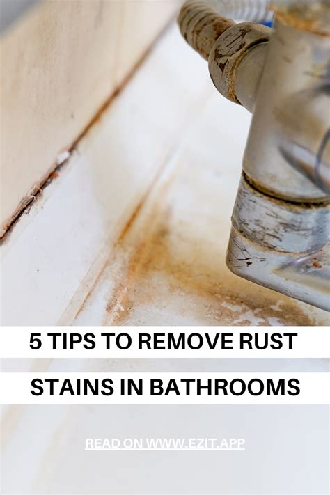 How To Remove Rust From Bathroom