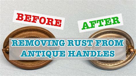How To Remove Rust From Cabinet Hardware
