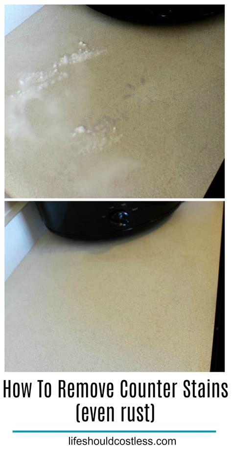 How To Remove Rust From Counter