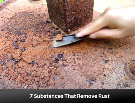 How To Remove Rust From Metal Post