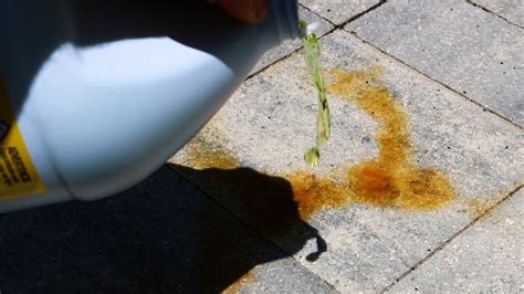 How To Remove Rust From Patio Pavers