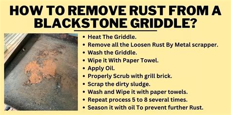How To Remove Rust On A Griddle