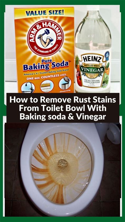 how to remove rust stains with vinegar