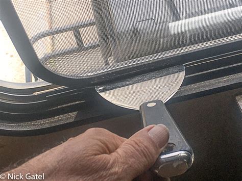 How To Remove Rv Sliding Window Screen