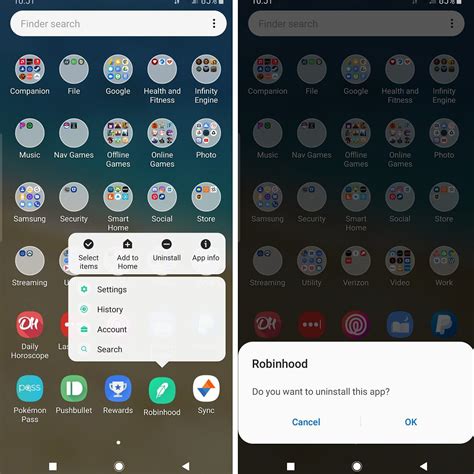 how to remove samsung apps from android