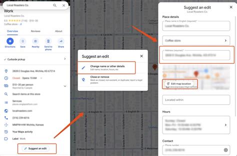 how to remove saved work location from google maps